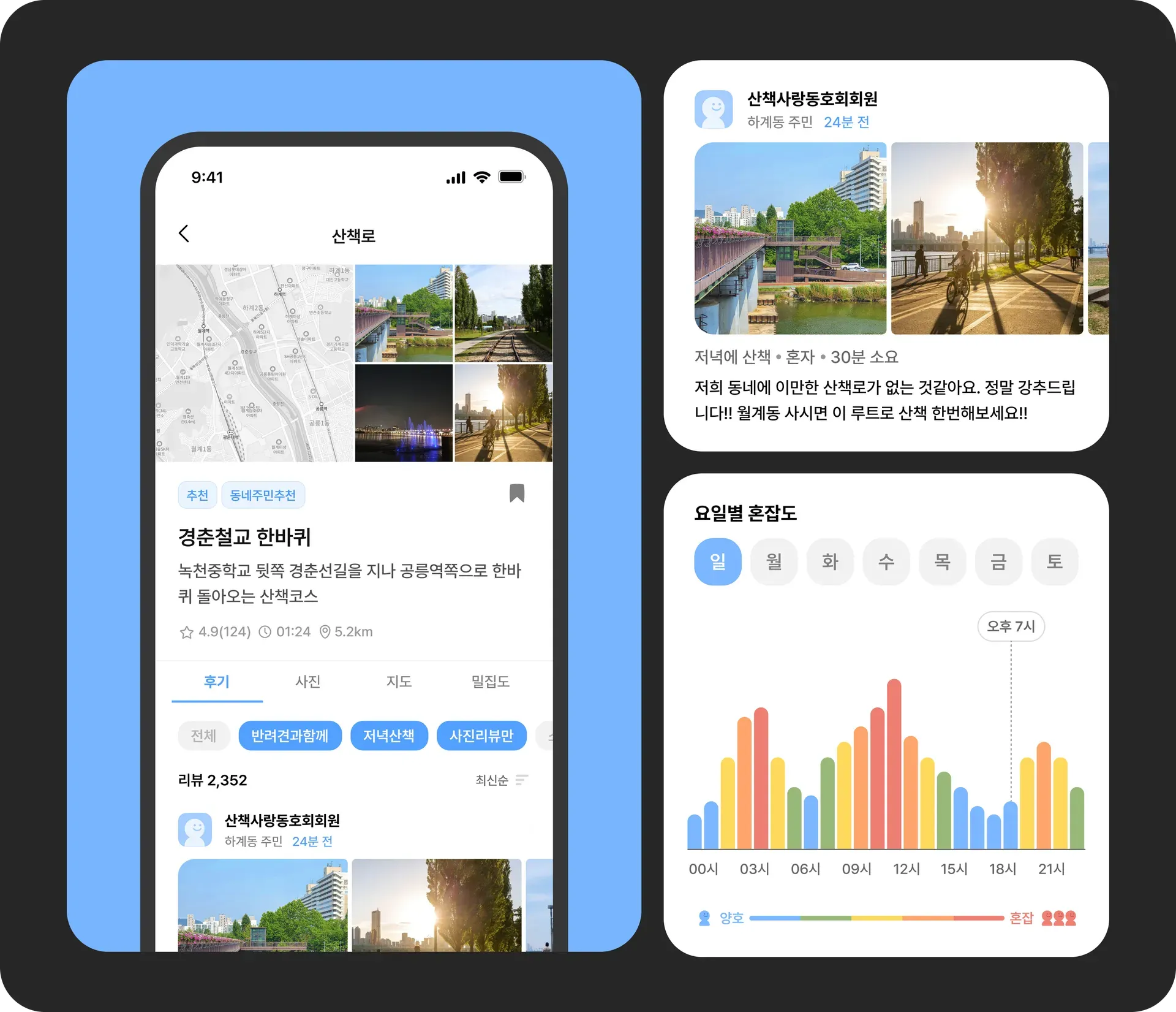 동네산책 로컬 데이터 중심의 하이퍼로컬 UI